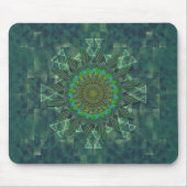 Tapis De Souris Parameterisation du puzzle à carré floral feuillu (Devant)