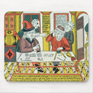 Tapis De Souris Paramoshka et Savoska (copie de gravure sur bois)