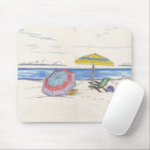 TAPIS DE SOURIS PARAPLUIE DE PLAGE (Avec souris)