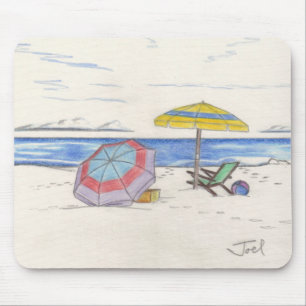 TAPIS DE SOURIS PARAPLUIE DE PLAGE