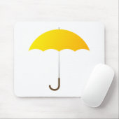 Tapis De Souris Parapluie jaune (Avec souris)