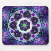 Tapis De Souris Parapluie violet & coeurs .7 (Devant)