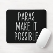 Tapis De Souris Paras rendent cela possible Application pour les e (Avec souris)
