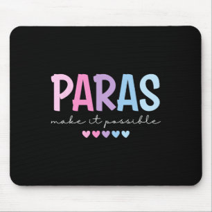 Tapis De Souris Paras rendent cela possible Cœur Para Paraprofessi