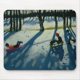 Tapis De Souris Parc Derby de Sledging Allestree de garçons