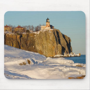 Tapis De Souris Parc d'état de Split Rock Lighthouse sur le lac