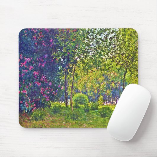 Tapis De Souris Parc Monceau Claude Monet (Avec souris)
