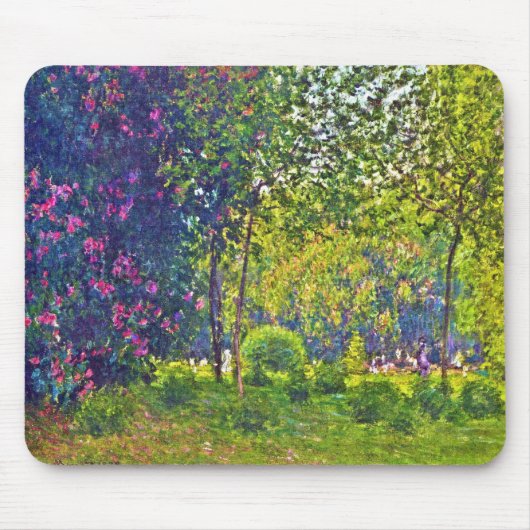 Tapis De Souris Parc Monceau Claude Monet (Devant)
