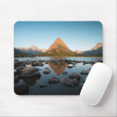 Tapis De Souris Parc national de glacier du lac | mountain (Avec souris)
