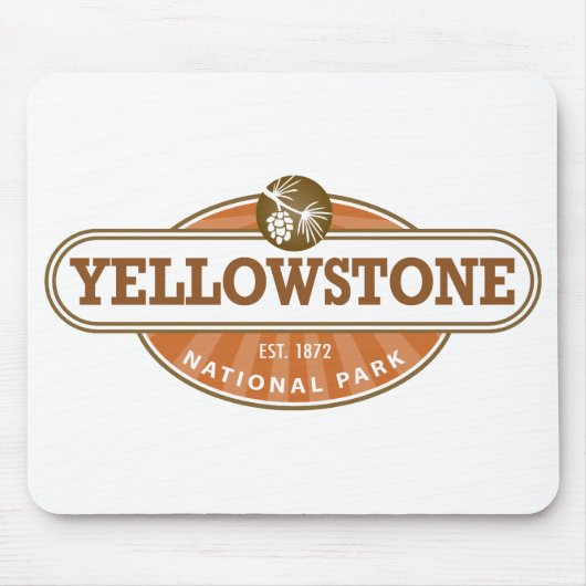 Tapis De Souris Parc national de Yellowstone (Devant)
