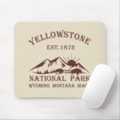 Tapis De Souris Parc national de Yellowstone (Avec souris)