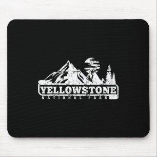 Tapis De Souris Parc national de Yellowstone J'adore randonnée Env