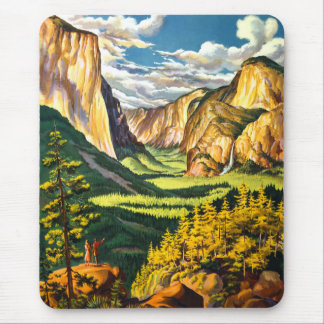 Tapis De Souris Parc national de Yosemite Californie Art de voyage