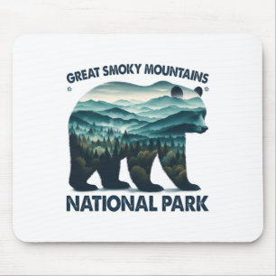 Tapis De Souris Parc national des Great Smoky Mountains Ours Rando