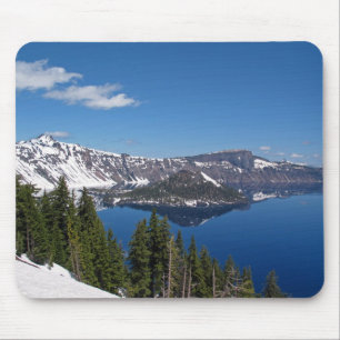 Tapis De Souris Parc national d'île de magicien, lac crater,