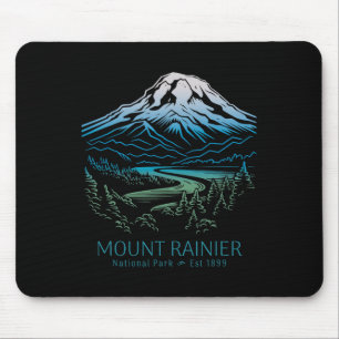 Tapis De Souris Parc national du mont Rainier Randonnée Camping Mo