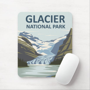 Tapis De Souris Parc national Glacier Art de voyage