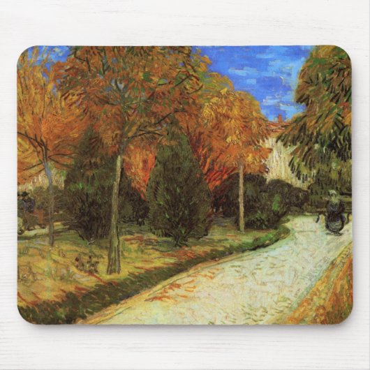 Tapis De Souris Parc public d'Arles par Vincent van Gogh (Devant)