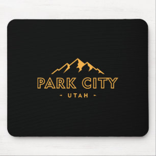 Tapis De Souris Parc Rétro City Utah Hommes Femmes Souvenir Montag