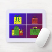 Tapis De Souris Parcelles de Noël (Avec souris)