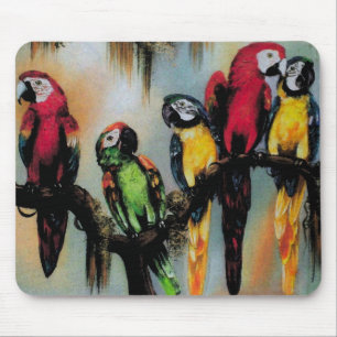 Tapis De Souris Parcours de perroquets ~ Mousepad