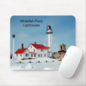 Tapis De Souris Pare de Whitefish Point - mousepac d'hiver (Avec souris)