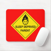 Tapis De Souris Parent déshérité par sommeil Mousepad (Avec souris)