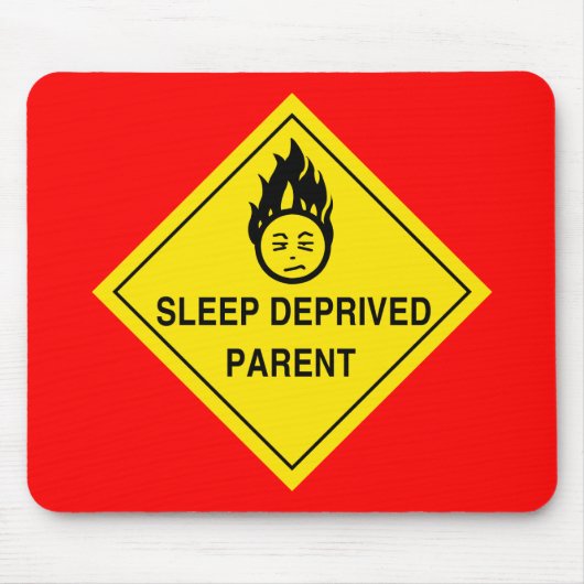 Tapis De Souris Parent déshérité par sommeil Mousepad (Devant)