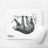 Tapis De Souris Paresse (Avec souris)