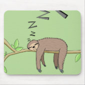 Tapis De Souris Paresse de sommeil (Devant)