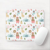 Tapis De Souris Paresse et motif d'amis (Avec souris)