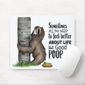 Tapis De Souris paresse pooping (Avec souris)