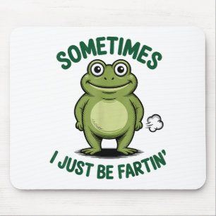 Tapis De Souris Parfois je suis juste une grenouille qui pète Noël