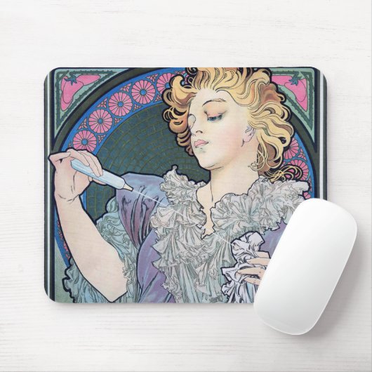 Tapis De Souris Parfum, Alphonse Mucha (Avec souris)