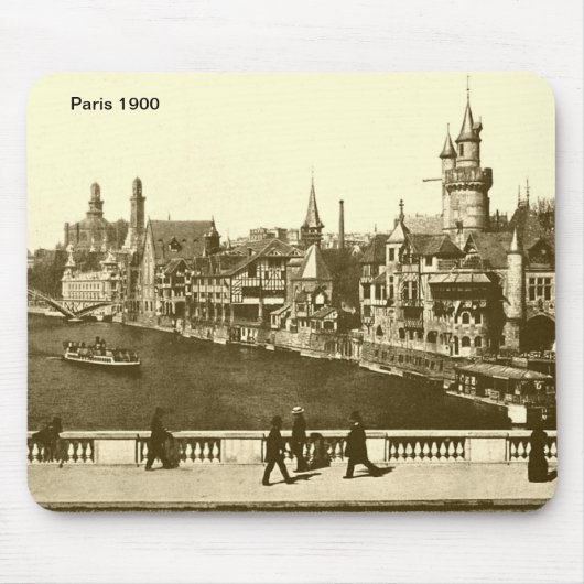 Tapis De Souris Paris 1900 Mousepad (Devant)