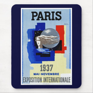 Tapis De Souris Paris 1937 ~ Exposition internationale