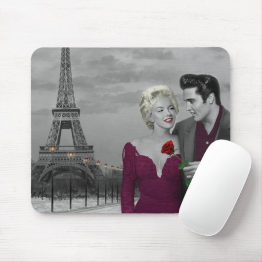 Tapis De Souris Paris B&W (Avec souris)