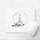 Tapis De Souris paris dans une boule de verre (Avec souris)