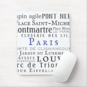Tapis De Souris Paris et ses monuments (Avec souris)