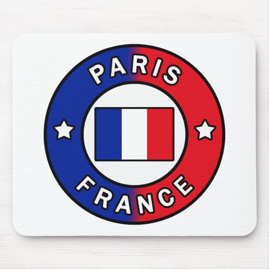 Tapis De Souris Paris France (Devant)