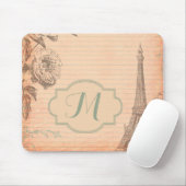 Tapis De Souris Paris France Eiffel Tour Eiffel Monogramme Pad (Avec souris)