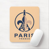 Tapis De Souris Paris France Europe (Avec souris)