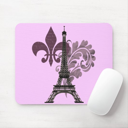 Tapis De Souris Paris Mousepad (Avec souris)