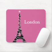Tapis De Souris Paris Sparkings Everywhere Souse Pad fuchsia (Avec souris)