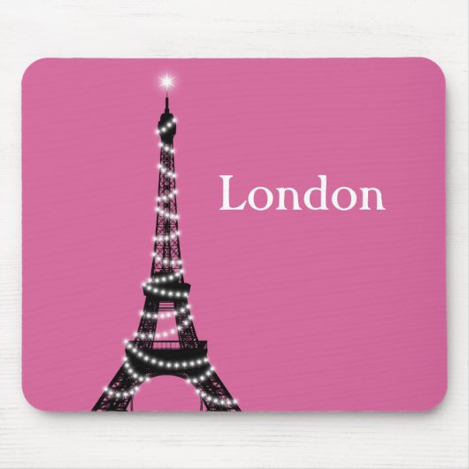 Tapis De Souris Paris Sparkings Everywhere Souse Pad fuchsia (Devant)