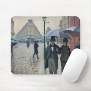 Tapis De Souris "Paris Street ; Rainy Day" Scène impressionniste