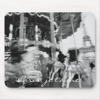 Tapis De Souris Paris, t'aime de je !