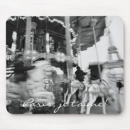 Tapis De Souris Paris, t'aime de je ! (Devant)