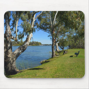 Tapis De Souris Park Bench, Berri, Australie du Sud,