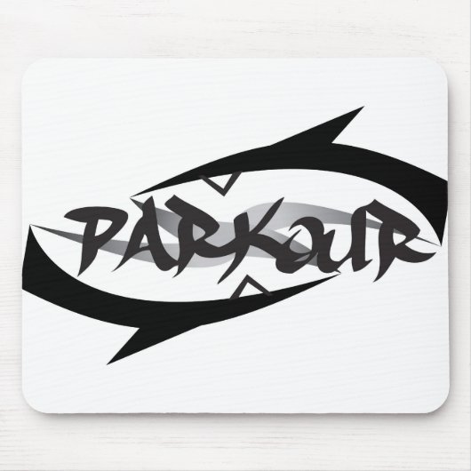 Tapis De Souris Parkour abstrait (Devant)